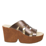 BRIO in GOLD Heeled Sandals