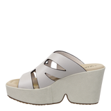 BRIO in WHITE Heeled Sandals