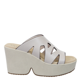 BRIO in WHITE Heeled Sandals