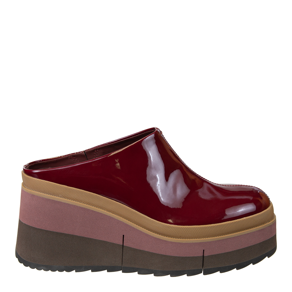 Deep sales red shoes