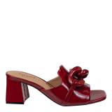 COTERIE in DEEP RED Heeled Sandals