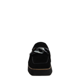 ELECT in BLACK SUEDE Platform Mules