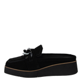 ELECT in BLACK SUEDE Platform Mules