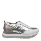 KINETIC in SILVER Platform Sneakers