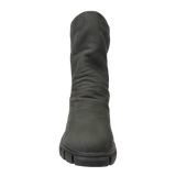 PROTOCOL in GREY Heeled Mid Shaft Boots