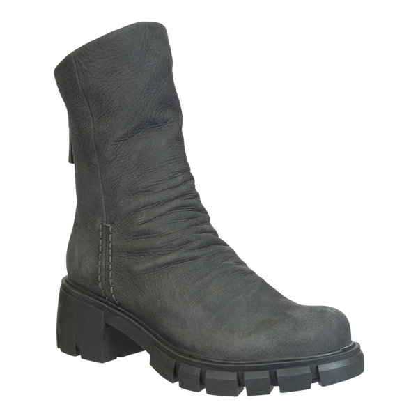 PROTOCOL in GREY Heeled Mid Shaft Boots