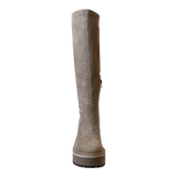 APEX in GREIGE Wedge Knee High Boots