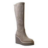 APEX in GREIGE Wedge Knee High Boots