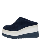 COACH in NAVY Platform Clogs