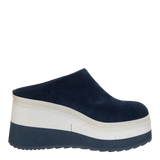 COACH in NAVY Platform Clogs