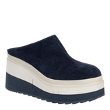 COACH in NAVY Platform Clogs
