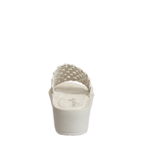 CYPRUS in CHAMOIS Platform Sandals