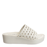 CYPRUS in CHAMOIS Platform Sandals