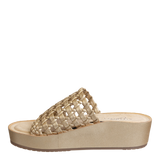 CYPRUS in GOLD Platform Sandals