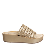 CYPRUS in GOLD Platform Sandals