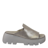 DRIFT in SILVER Platform Sandals