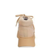 ESSEX in BEIGE Platform High Top Sneakers