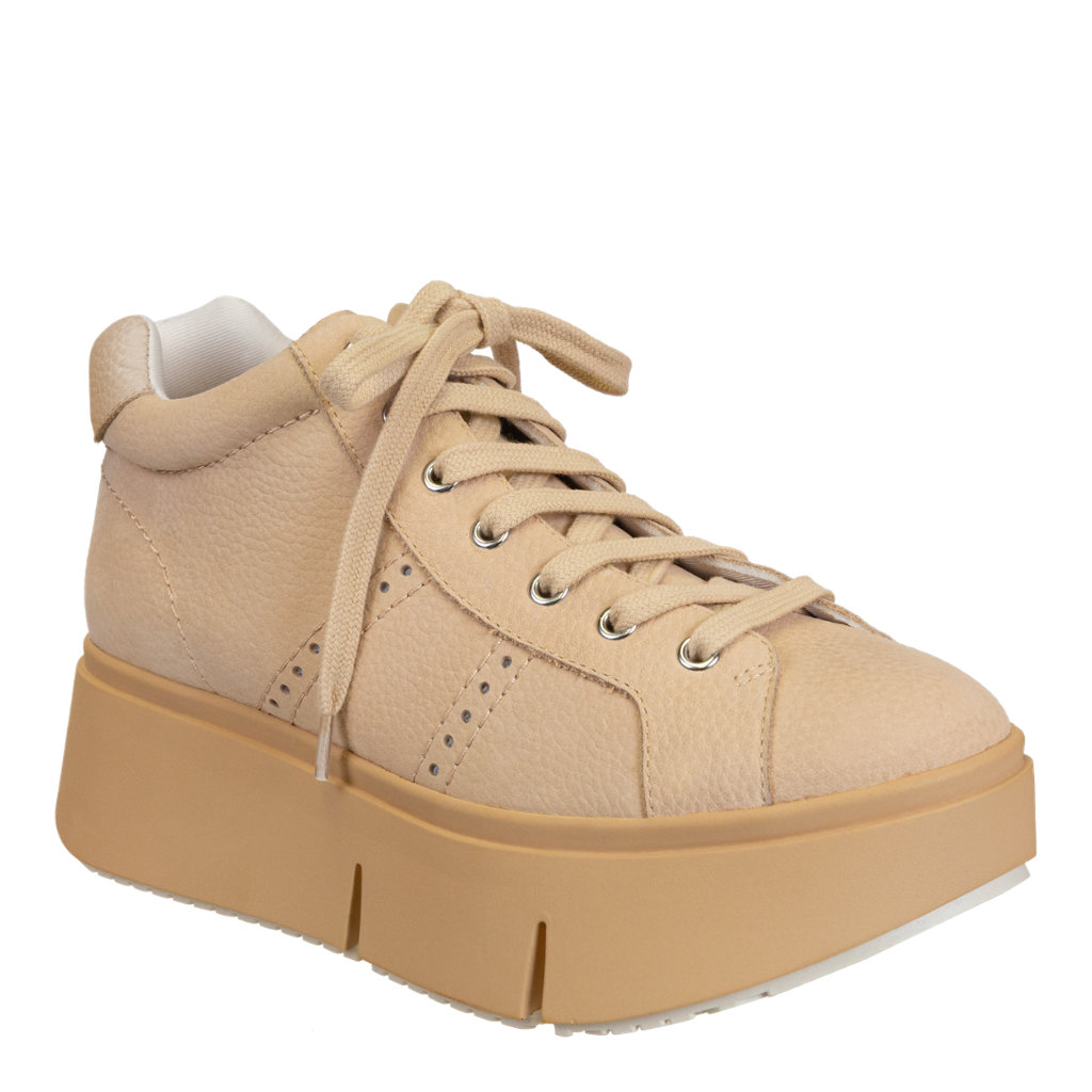 Nude top platform sneakers