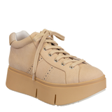 ESSEX in BEIGE Platform High Top Sneakers