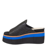 FLOCCI in JET BLACK Platform Sandals