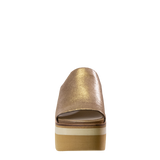 FLOW in GOLD Platform Sandals