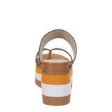 FLUX in TAN Platform Sandals