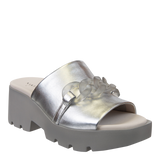 ISO in SILVER Platform Sandals