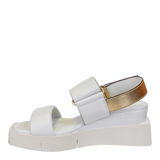 PARADOX in CHAMOIS Wedge Sandals