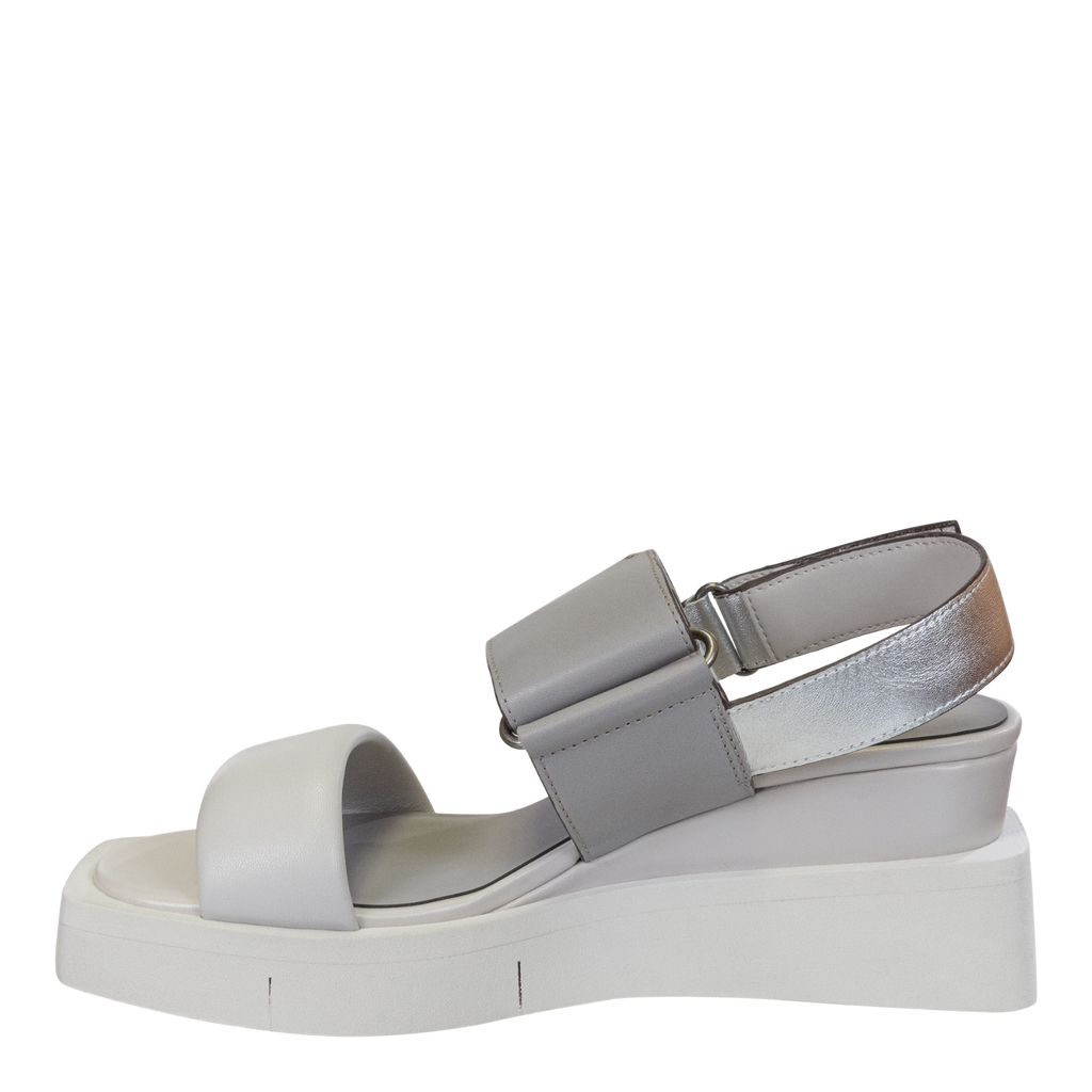 Grey 2025 platform sandals