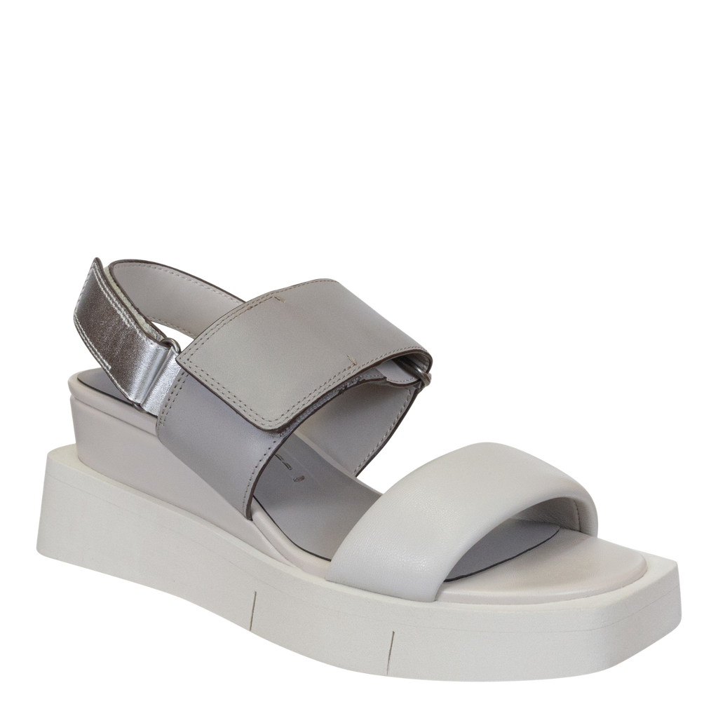 Grey sales platform sandals
