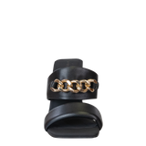 PROPRIETY in BLACK Heeled Sandals