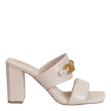 PROPRIETY in CHAMOIS Heeled Sandals