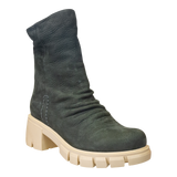 PROTOCOL in GREY MULTI Heeled Mid Shaft Boots