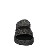 SANTORINI in BLACK Espadrille Sandals