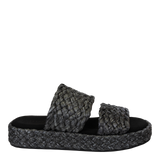 SANTORINI in BLACK Espadrille Sandals