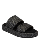 SANTORINI in BLACK Espadrille Sandals