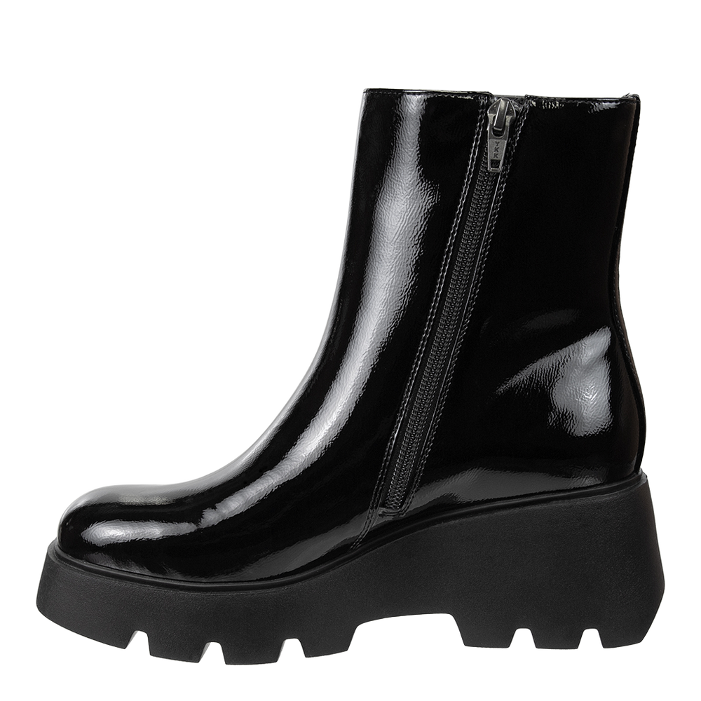 XENUS in BLACK Platform Ankle Boots – Nakedfeet Shoes