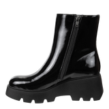 XENUS in BLACK Platform Ankle Boots