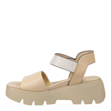 ALLOY in BEIGE Platform Sandals