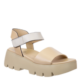 ALLOY in BEIGE Platform Sandals