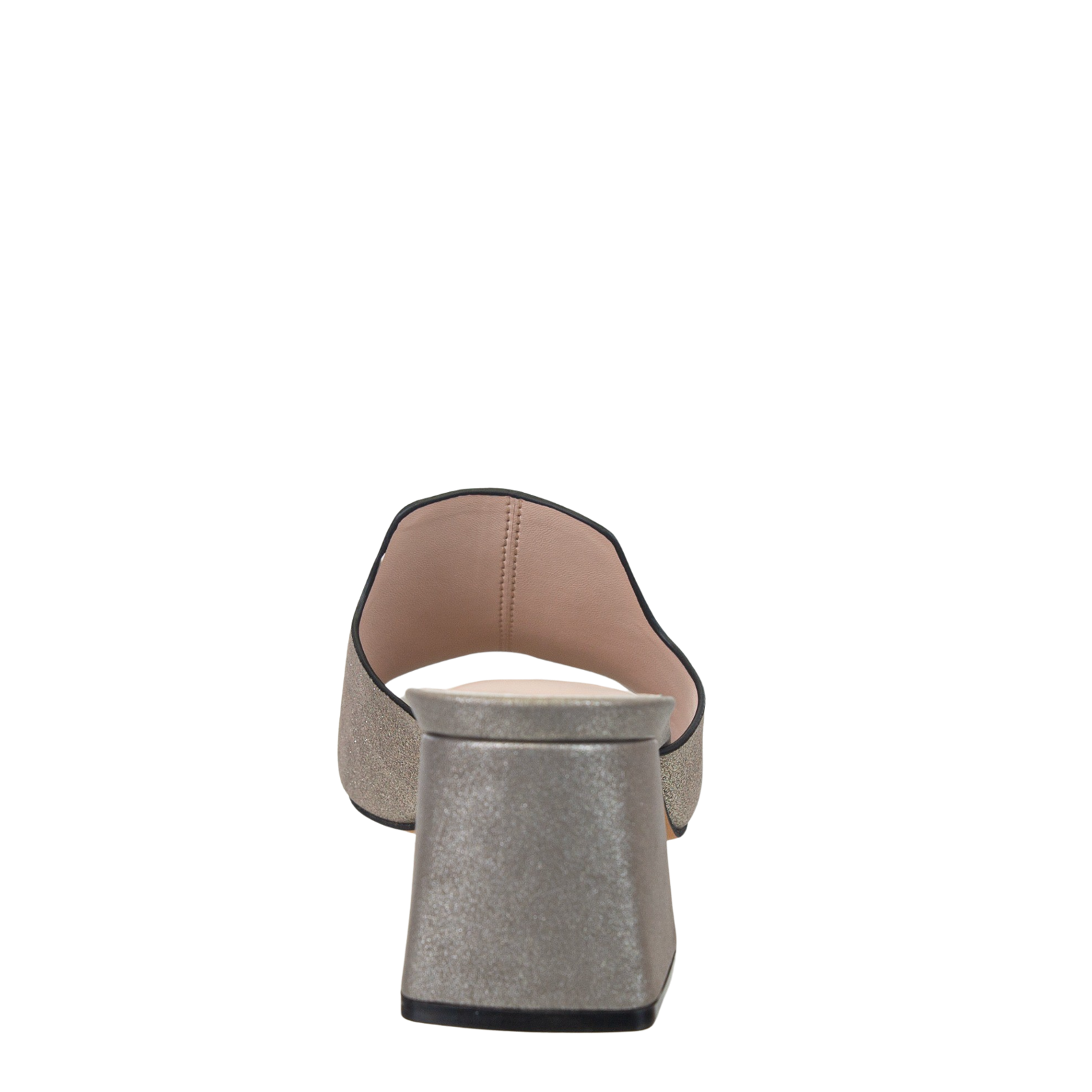 Austere in Silver Grey Heeled Sandals Women's Shoes by NAKED