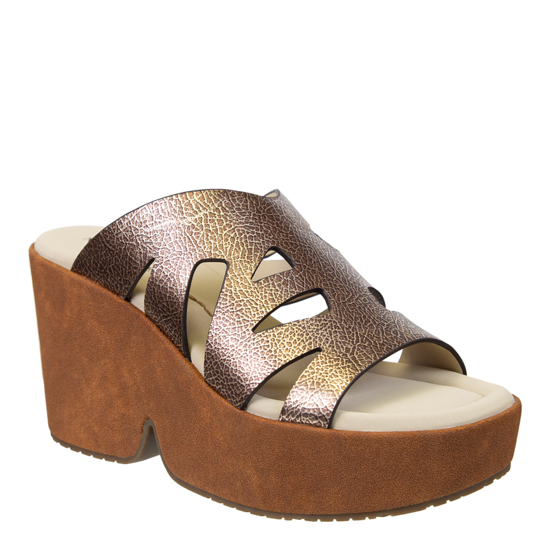 BRIO in GOLD Heeled Sandals