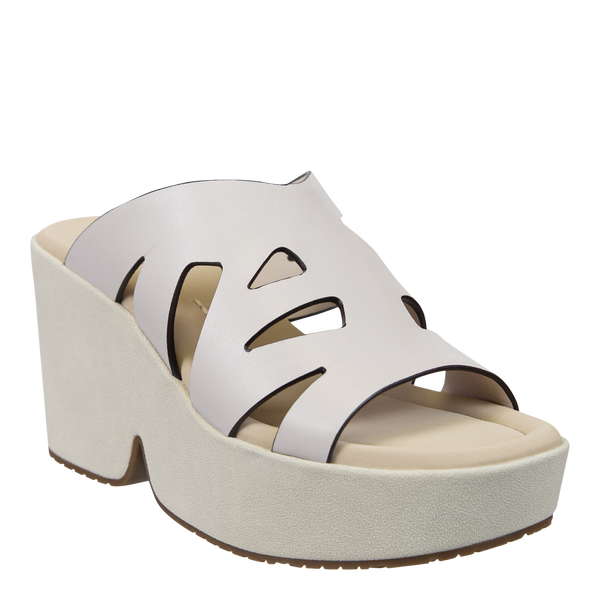 BRIO in WHITE Heeled Sandals