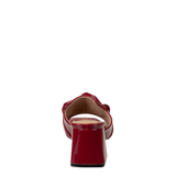 COTERIE in DEEP RED Heeled Sandals