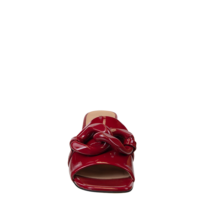 COTERIE in DEEP RED Heeled Sandals