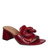 COTERIE in DEEP RED Heeled Sandals