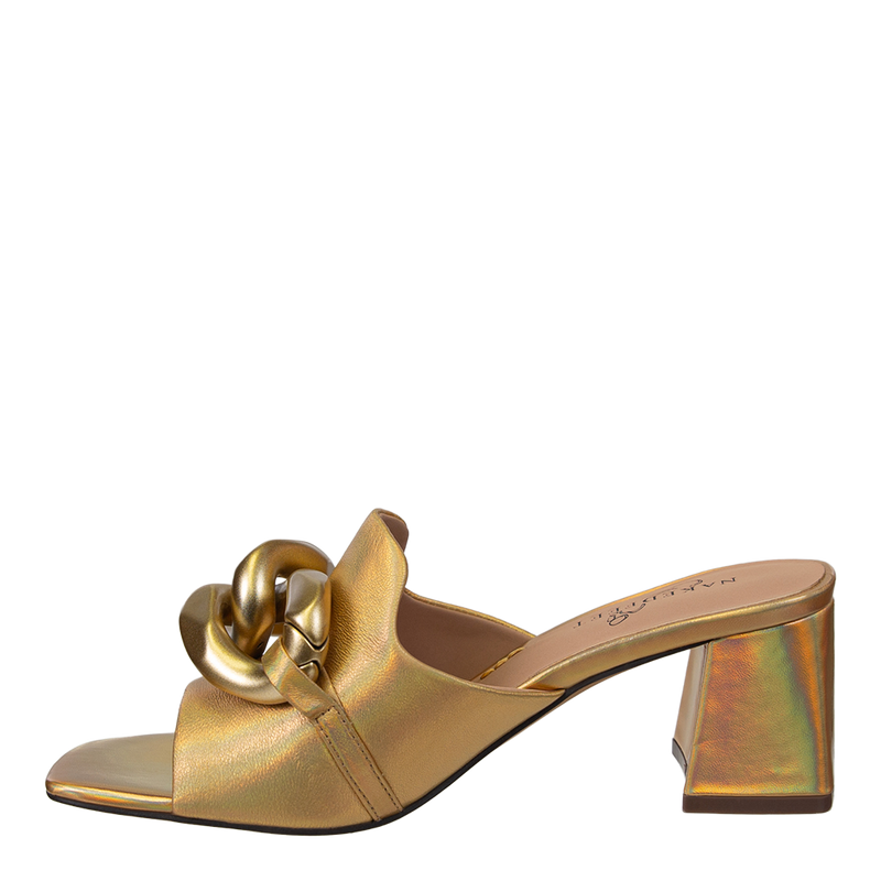 COTERIE in GOLD Heeled Sandals