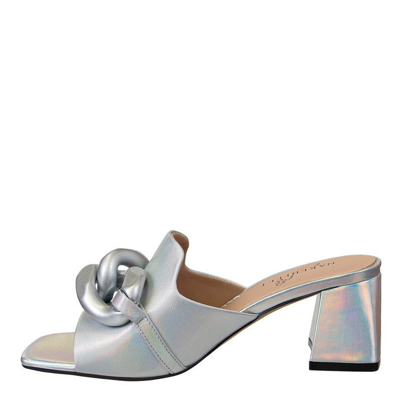 COTERIE in SILVER Heeled Sandals