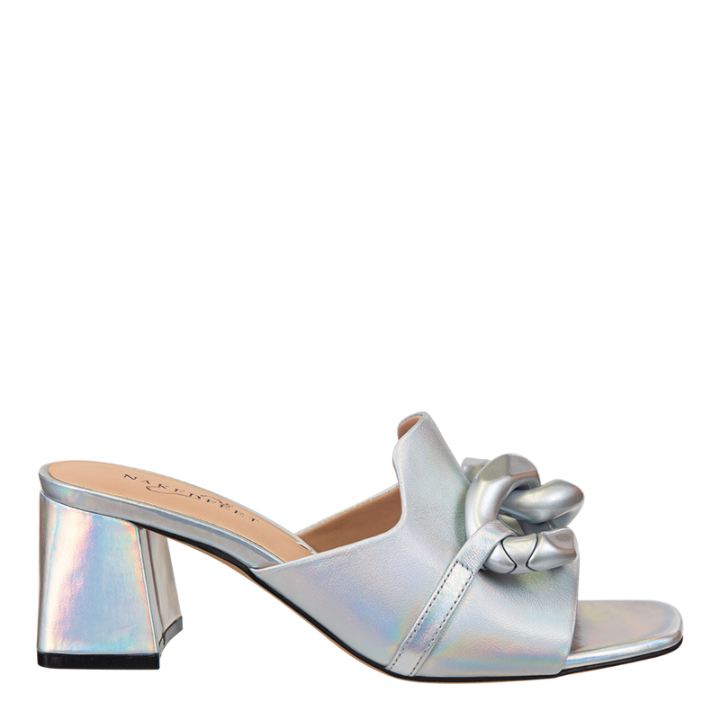 COTERIE in SILVER Heeled Sandals