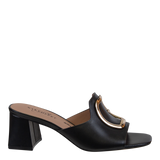 CUPEL in BLACK Heeled Sandals